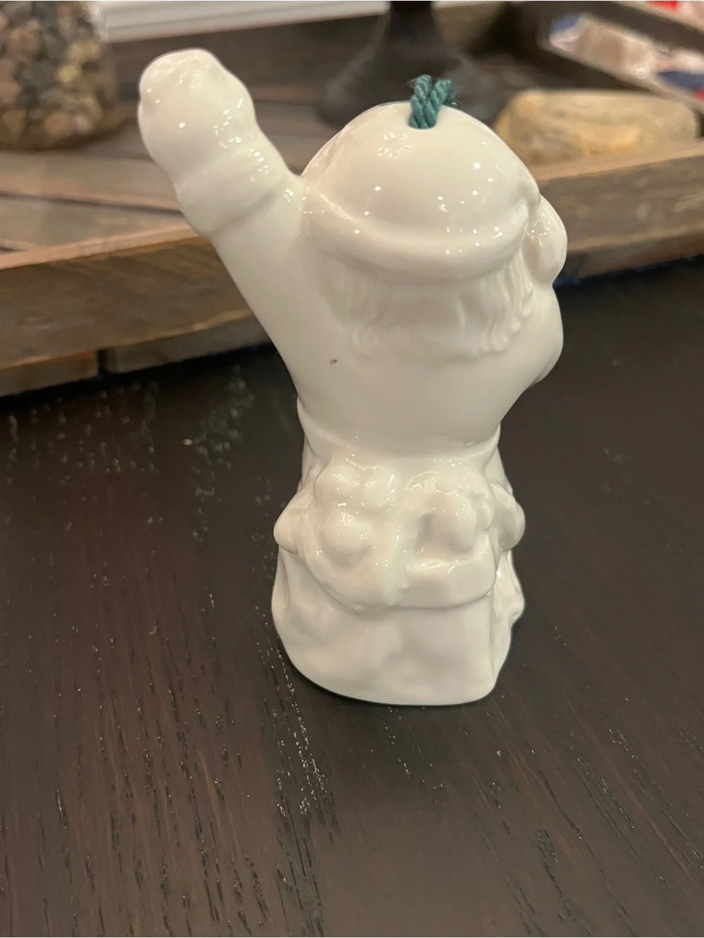 Belleek Santa Claus Bell Ornament